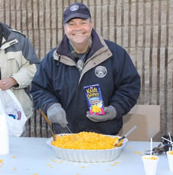 Kraft Dinner at the Hockeyville Launch Dec 2009